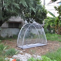 온실장 조립식 미니 비닐하우스 설치 시공 스마트팜 식물 심기 온실 발코니 화단 즙이 많은 단열 커버 방수 부동액 안뜰 꽃과 잔디 작은, [01] 200x80x165CM