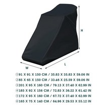 워킹패드 가정용런닝머신러닝 머신 커버 실내/실외 달리기 조깅 기계 방수 먼지 쉼터 햇빛 자외선 차단, [01] Black, [04] 185x92x156cm