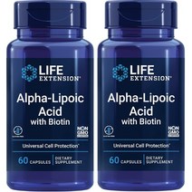 라이프 익스텐션 알파 리포산 액시드 60캡슐, 60정, 2개