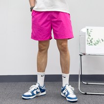 파라디 남녀공용 컬러 나일론 바스락 밴딩 쿨 반바지