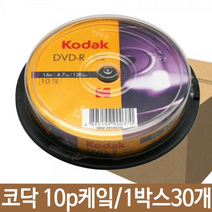 코닥 DVD-R 10P케익 4.7GB 120분 16배속, 단일 모델명/품번