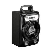 가정용노래방기계 차량용 코인노래방 오락실 마이크와 함께 블루투스 스피커 다채로운 LED, 1-마이크 없이