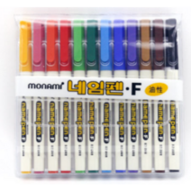 모나미 네임펜6색세트, 모나미네임펜12색