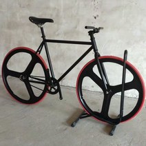 미니스프린터 초경량 미니벨로 경량 출퇴근, 블랙프레임+3칼휠세트