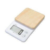 드리텍 전자저울 주방저울 2kg 원목, 천연 목재, 4.4파운드(