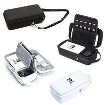 아싸라봉 닌텐도 스위치 OLED 겸용 올인원 풀백 여행용 캠핑용 휴대용 케이스 파우치 수납함, 올인원백-블랙