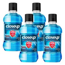클로즈업 액티브 스피아민트향 마우스워시, 4개, 250ml