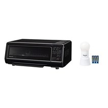 [벨란핑 세트] 파나소닉 훈제기 생선 구이 그릴 케무란테이 블랙 NF-RT1100-K + 파나소닉 LED 랜턴 건 에볼타 NEO 부착 조광·조색 타입 BF-AL06N-W