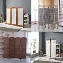 이동식칸막이 접이식 폴딩 병풍 파티션 가리개 가림막 인테리어 가정용 원룸 원목 라탄 경량 나무 우드 실내사무실 거실 공간분리 카페 식당 음식점 낮은 높은 냉장고 철제 주방, 커피, 4단투도(450)