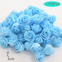곰돌이꽃 장미 곰돌이 거품 테디 베어 의 금형 DIY 공예 웨딩 생일 파티 장식 발렌타인, 12 150pcs flower blue
