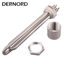 샤워기 부품 dernord 침수 DC 히터 13939 bsp dn25 나사산 태양열 온수기 12v 600w 400w 300w amp 로크넛 앰프 부속품, locknutx액세서리