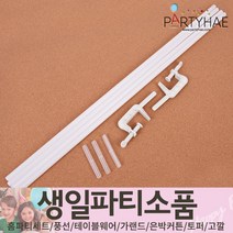 (주)파티해 생일파티 장식용품1 A B - 홈파티세트 가랜드 장식세트, B19_무지개가랜드-미니아치킷 추가