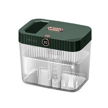 AMLLIITA 가습기 대용량5L초음파 더블 미스트 가습기 투명 물탱크/무드등, green