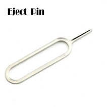 sim 공구 슈트범용 Sim 카드 트레이 제거 꺼내기 핀 키 도구 스테인레스 스틸 바늘 따개 아이폰 호환 6 7 8, 한개옵션0, 한개옵션1