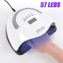 UV램프 젤 네일 램프 경화기 드라이기 66LED 강력한 UV LED 건조 폴란드어 건조기 모션 감지 매니큐어 살롱에 대 한 전문, CHINA_SUN X7 MAX | UK plug