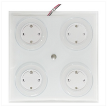 캠핑카 실내등 LED 터치등(C010 12W) DC 12/24V 카라반, 흰색（주광색）