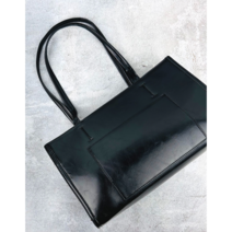 [라니즈] 데일리 모던 글로시 스퀘어 숄더백