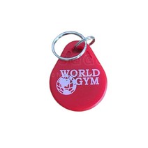 100pcs 125Khz RFID 실크 스크린 카드 Keyfobs 액세스 제어 Rfid 태그 파란색 빨간색, 한개옵션0