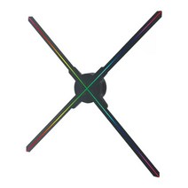 3D 홀로그램 팬 프로젝터 탁상용 간판 프로젝트 광고, 65cm 업그레이드 고화질 모델