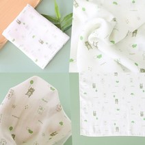 베베라온 밤부 신생아 아기 유아 손수건 버블곰(민트) 10장셋트