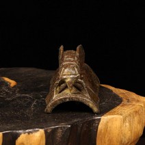 황동 곤충 매미 입상. 책상 장식. 공부 테이블 액세서리. 작은, 한개옵션0