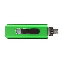 지문인식USB 3 in 1 플래시 드라이브 2 0 & Type c Micro 256GB 128GB Pendrive 64GB 32GB OTG 펜 메모리 스틱 Usb феши, 16GB, green 2.0