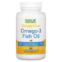 슈퍼뉴트리션 오메가3 피쉬 오일 1000mg 피쉬 소프트젤 90정, 5병