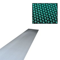 BUyuS레인 발판 웨이브 출입구 3m 매트 업소용 코일 현관굿딜 브이숍, 1.5cm C형-녹색