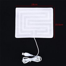 업소용난로 사무실난로 USB 3.7-5V 난방 히터 패드 마사지 따뜻한 몸 발 겨울용 휴대용 플레이트 신발 장, 10 10
