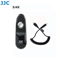 JJC 유선 카메라 원격 컨트롤러 스위치 삼성 NX1000/NX1100/NX500/EX2F/NX1/NX30/Galaxy NX/NXF1 용 셔터 릴리즈 코드, S-NX