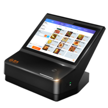 식당포스기 카운터포스기 출납전자식계산기 계산기, 블랙 버전(배터리 내장) + 현금 상자