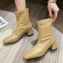 정장 치마 구두 가을 여행 패션화 코디 앵클 부츠 ..