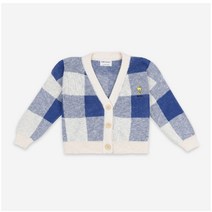 bobo choses 보보쇼즈 21SS Vichy 비쉬 블루 체크 가디건 121AC121