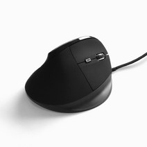 웹디자이너용 손목편한 무소음 세로 마우스 (유선) 업무용 터널 컴퓨터 버티컬, 유선 NV73-VMS10U