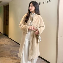 여성용 가을 겨울 인조 모피 코트 밍크 페이크 퍼