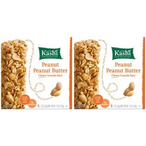 Kashi TLC Chewy Granola Bar Peanut Butter 1.2oz 카시 티엘씨 그래놀라바 피넛버터 7.4oz(210g) 6팩, 210g