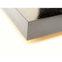 Vibration Isolation Platform w/ Sorbothane Ft for rega 레가 RP 1 2 3 5 6 8 10 플래너, Standard Black Lacquer