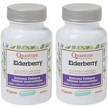 Quantum Health 엘더베리 보충제|면역 지원|항산화 지원을 통한 건강한 면역 체계 촉진|60 캡슐, 60카운트(2개 팩)