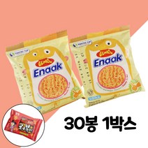 짭짤한 치킨맛 스낵 게메즈 에낙 16g 30봉 1박스 + 라볶이 과자 증정 뿌셔뿌셔 24개입 수입과자 사무실 학교 초등학생 간식, 뿌셔뿌셔 양념치킨맛 24개입