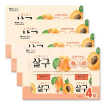 (메카몰) 크리오 동산씨앤지 살구비누 100g 4입, 4개