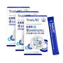 휴럼 트루락 생 프리바이오틱스 30포 x 3박스 직장인 유산균 장건강 FOS, 3개
