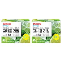 불스원 폴라프레쉬 선바이저 리필 10개입 2개, 라임모히또향