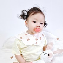 BayKids 무형광 롤링턱받이, 34)사자 롤링턱받이 노랑, 1개