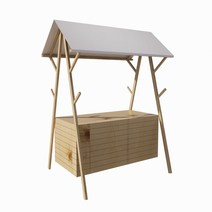 가판대 진열대 행사 매대 좌판대 플리마켓 백화점 이동식 야외 노점, 1, 파란색과흰색150x60x200천장천+테이블천