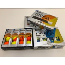 이번달 판매1위 SRIXON 디바이드 반반공 골프공 3피스 엘로우블루 송파골프샵 몬스터골프, [색상] 옐로우오렌지