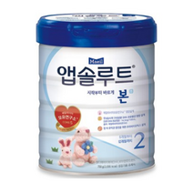 앱솔루트 시작부터 바르게 본 분유 2단계, 750g, 53개