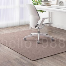 의자매트 긁힘방지 소음감소 카페트 체어매트, 88*120cm, 6mm, 브라운