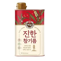 CJ제일제당 백설 진한 참기름 500ml, 상세페이지 참조