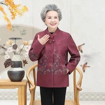 70대 80대 할머니옷 엄마옷 봄옷 봄 가을 얇은 자켓 코트 빅사이즈
