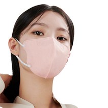 CLA 데일리 컬러 KF94 새부리형 비말차단 보건용 마스크 대형, 핑크, 50매